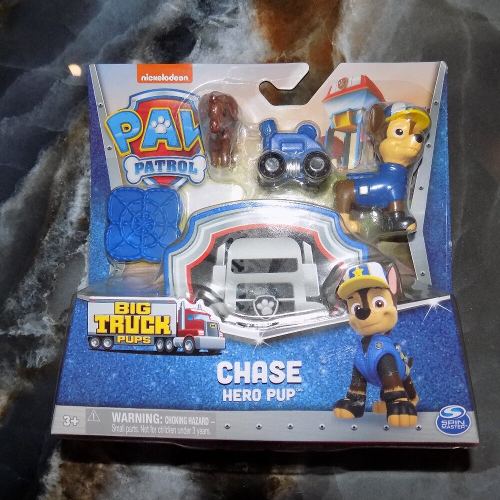 NICKELODEON PAW PATROL CHASE HERO PUP - BIG TRUCK PUPS SPIN MASTER NEW